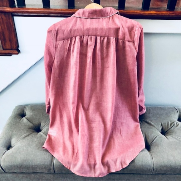 🌺 Pretty Denim Red Floral Tunic Dress - NEW - Picture 4 of 4